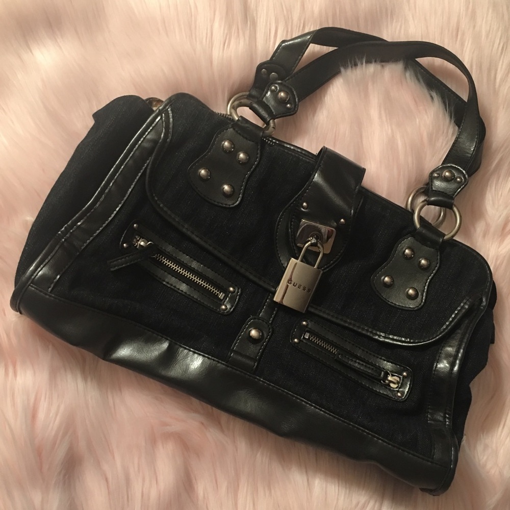 Guess denim bag.